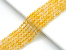 Load image into Gallery viewer, Geuine Citrine Round Faceted Beads, Sku#U1423