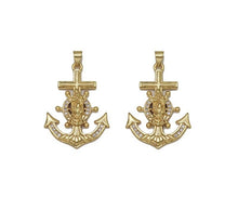 Load image into Gallery viewer, Gold CZ Virgin Mary Anchor Charm, Sku#LK711