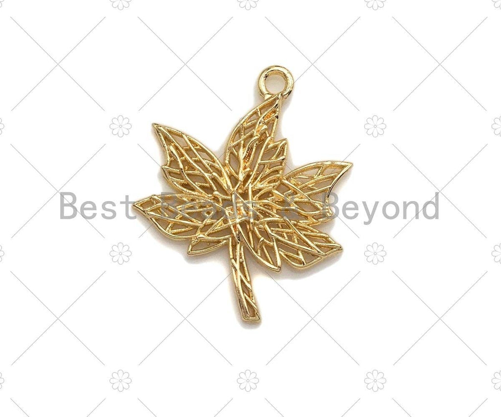 Filigree Gold Lacy Charm, Star/Clover/Cross/Leaf Brushed Gold Twisted Wire Charm Pendants for Earrings necklace making, sku#CP09
