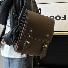 Load image into Gallery viewer, Simple Western-style High-quality Large-capacity Commuter And Street-ready Backpack