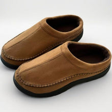 Load image into Gallery viewer, Men's Non-Slip Warm Fleece-Lined Suede Home Slippers | Indoor House Shoes