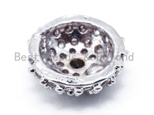 Load image into Gallery viewer, CZ Micro Pave Tassel Cap/Round Beads Cap, 3x8mm, sku#C33