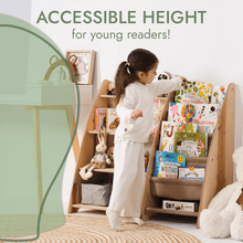 Load image into Gallery viewer, 2in1 Montessori Shelf for Books and Toys