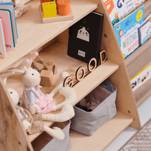 Load image into Gallery viewer, 2in1 Montessori Shelf for Books and Toys