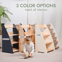 Load image into Gallery viewer, 2in1 Montessori Shelf for Books and Toys