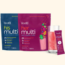 Load image into Gallery viewer, Couples’ Wellness Pack - The Hydrating Multivitamin - For Her &amp; Him
