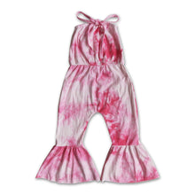 Load image into Gallery viewer, Girl  Pink Tie Dye Jumpsuit
