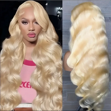 Load image into Gallery viewer, 30 Inch HD 13x4 Blonde Body Wave Human Hair Wig