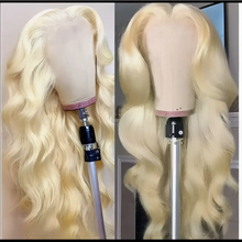 Load image into Gallery viewer, 30 Inch HD 13x4 Blonde Body Wave Human Hair Wig
