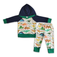 Load image into Gallery viewer, Boy Dinosaur Hoodies Outfit