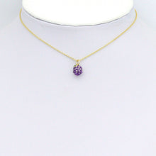 Load image into Gallery viewer, Purple Enamel Berry Charm Pendant,Sku#LX847