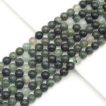 Load image into Gallery viewer, Green Tourmalated Quartz, 6mm/8mm/10mm, Sku#U1638