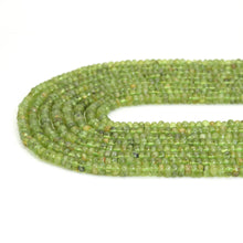 Load image into Gallery viewer, 3x5mm Genuine Peridot Rondelle Smooth Beads, Sku#U1938