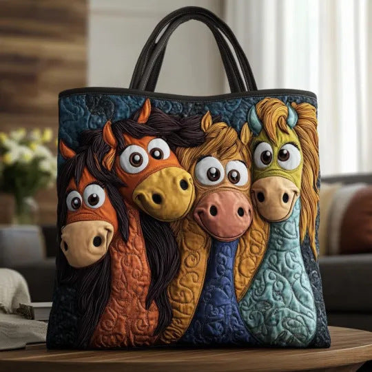 3D Fashion-Printed Tote Bag - Oxford Cloth Shoulder Bag for Women & Men | Sarah Express