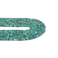 Load image into Gallery viewer, Genuine Chrysocolla Faceted Cube Beads, 2.5mm, Sku#U1525