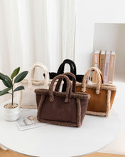 Load image into Gallery viewer, Plush Crossbody Tote Bag