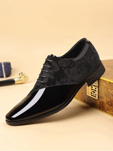 Load image into Gallery viewer, Men's Shiny Pointed-Toe Business Leather Shoes - Premium PU Leather Square Toe Dress Shoes