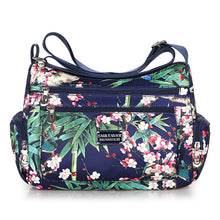 Load image into Gallery viewer, Women's Printed Canvas Shoulder Bag – Floral &amp; Landscape Pattern Crossbody Handbag