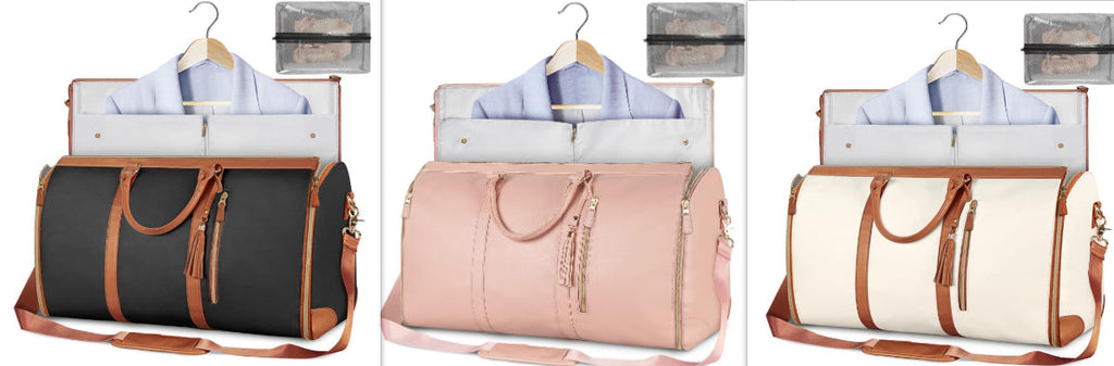 Women's Large Capacity Waterproof Travel Duffle Bag – Foldable Weekender Tote | Sarah Express