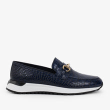Load image into Gallery viewer, The Padova Navy Blue Leather Men Sneaker