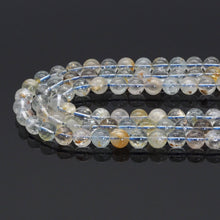 Load image into Gallery viewer, Genuine Yellow Topaz Round Smooth Beads, 6mm/8mm, Sku#U1641