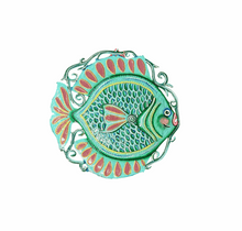 Load image into Gallery viewer, Turquoise Fish with Scales