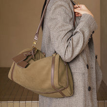 Load image into Gallery viewer, Deerskin Suede Crossbody Shoulder Bag – Genuine Leather Women's Handbag