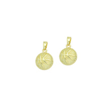 Load image into Gallery viewer, Gold Basketball Charm Pendant,Sku#LX852