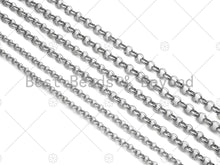 Load image into Gallery viewer, High Quality 4mm/5mm/6mm Stainless Steel Rolo Chain by Yard,
