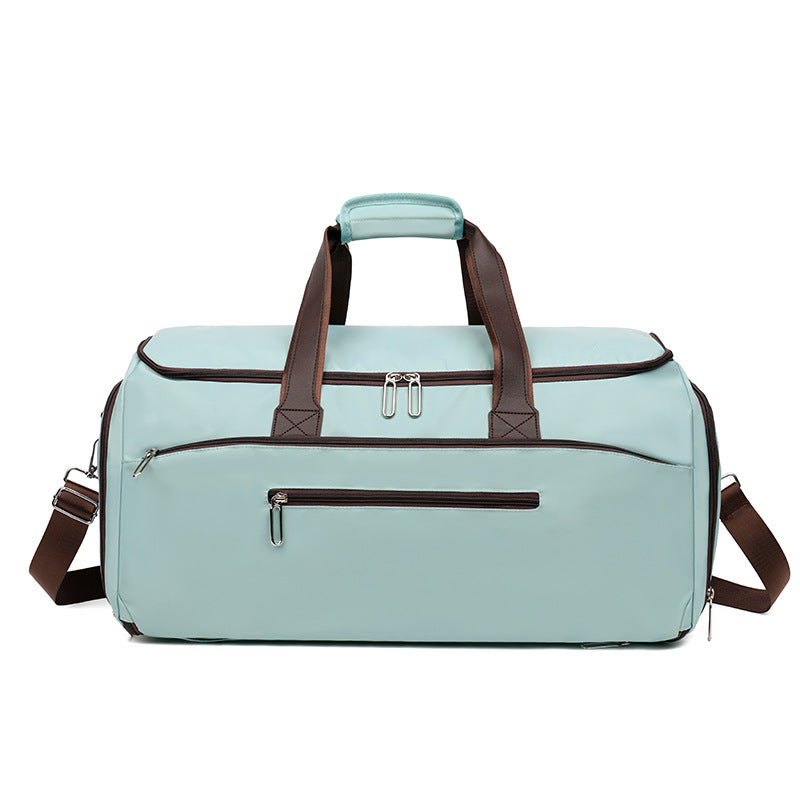 Multi-Function Sports & Travel Tote Bag with Dry-Wet Separation - Nylon Gym Duffel Bag for Fitness & Business Travel