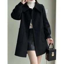 Load image into Gallery viewer, Womens Stylish Casual Doll-Neck Wool Coat