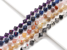 Load image into Gallery viewer, Genuine Bicone Faceted Gemstone Beads, Sku#U1391