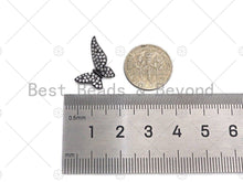 Load image into Gallery viewer, CZ Micro Pave Butterfly Shape Pendant, sku#L283
