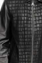 Load image into Gallery viewer, The Emerson Black Leather Men Jacket