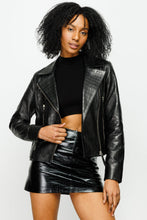 Load image into Gallery viewer, The Deytona Black Leather Women Jacket