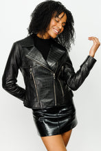 Load image into Gallery viewer, The Deytona Black Leather Women Jacket