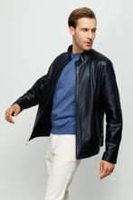 Load image into Gallery viewer, The Del Rio Leather Black Men Jacket