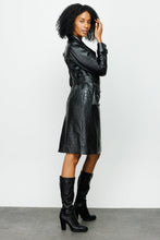 Load image into Gallery viewer, The Folcata Black Leather Women Jacket