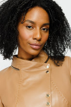 Load image into Gallery viewer, The Olmetti Tan Leather Women Jacket