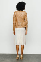 Load image into Gallery viewer, The Olmetti Tan Leather Women Jacket