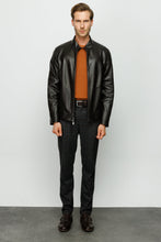 Load image into Gallery viewer, The Del Rio Leather Black Men Jacket