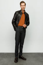 Load image into Gallery viewer, The Del Rio Leather Black Men Jacket