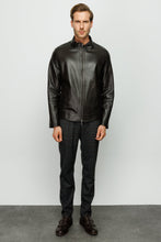 Load image into Gallery viewer, The Del Rio Leather Black Men Jacket
