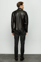 Load image into Gallery viewer, The Del Rio Leather Black Men Jacket