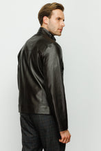 Load image into Gallery viewer, The Del Rio Leather Black Men Jacket