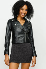 Load image into Gallery viewer, The Deytona Black Leather Women Jacket