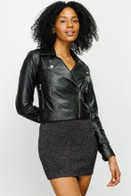 Load image into Gallery viewer, The Deytona Black Leather Women Jacket