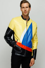 Load image into Gallery viewer, The Galt Yellow Leather Men Jacket