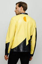 Load image into Gallery viewer, The Galt Yellow Leather Men Jacket