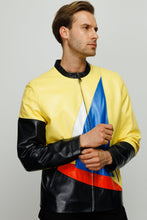 Load image into Gallery viewer, The Galt Yellow Leather Men Jacket